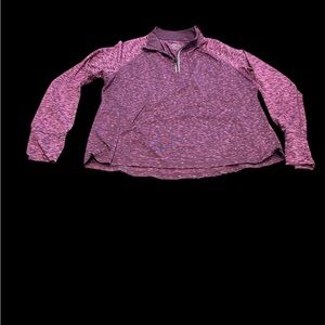 Ideology Purple Boxy Relaxed Long Sleeve Shirt